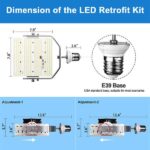 400W equal led retrofit kit