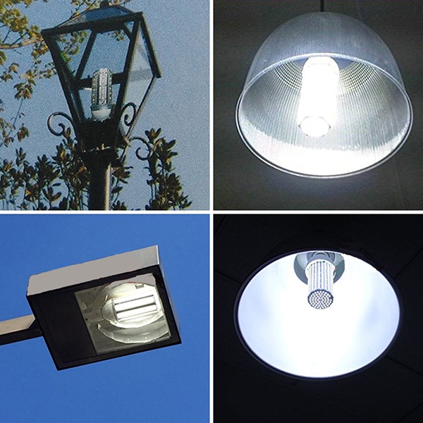 Details about   UL 250W HPS Post Top Street Light Replace 60W LED Corn Bulb Light E39 6000K 120V 