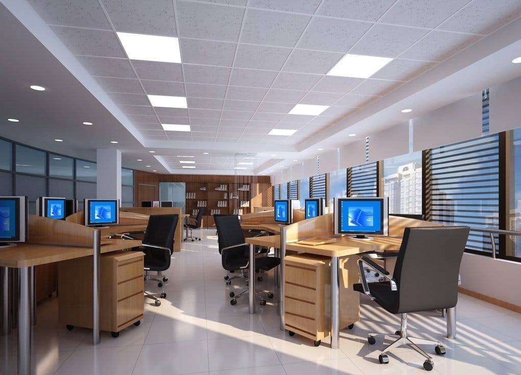 2x2 Led Flat Panel Light Fixture, Office Ceiling Light Fixtures Led