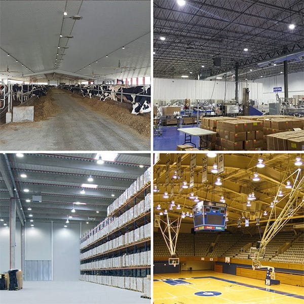 led warehouse lighting fixtures application
