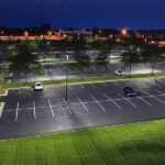 pole light fixtures for parking lot in Texas