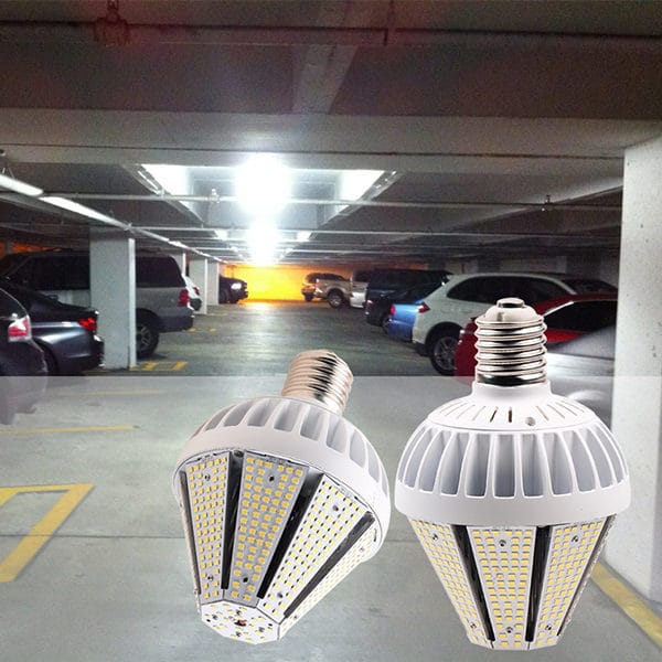 parking garage light bulb conversion