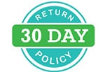 30 days return policy logo