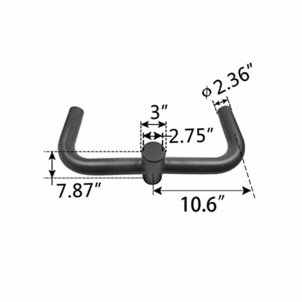 horizontal bullhorn pole brackets