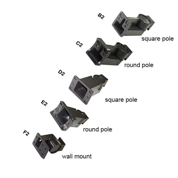 outdoor pole lights led mounting brackets