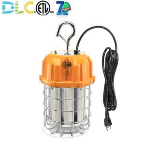 LED Temporary Construction Job Site Tunnel Work Light Hanging Portable 100W Lamp