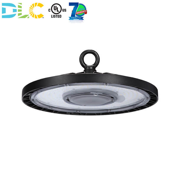 AC 90-277V Waterproof IP65 1Pack Industrial Highbay Warehouse Light Fixtures with Diffuser 150W Led High Bay Light Bulb UFO 5000k, 600W HID//HPS Equivalent Bright White