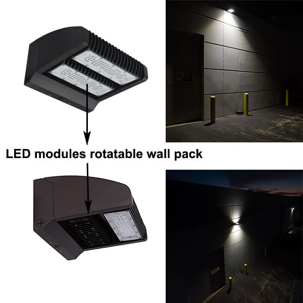 LED rotatable wall pack