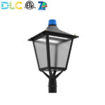 60w led outdoor lantern post lights with photocell