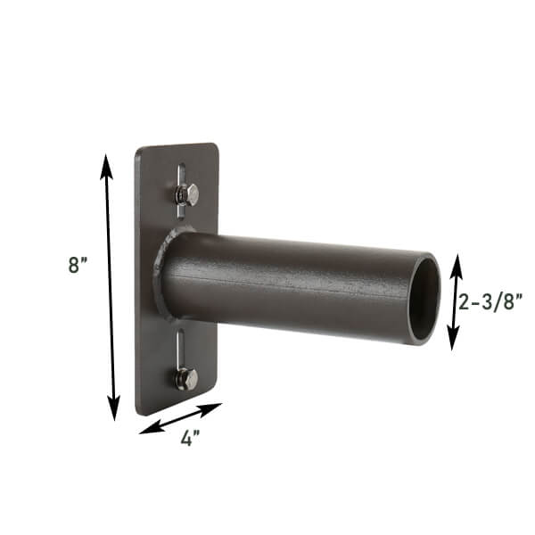 Details about   Tenon Adaptor for 3” OD Round Pole Bronze Bracket Durable Steel Lighting Mount