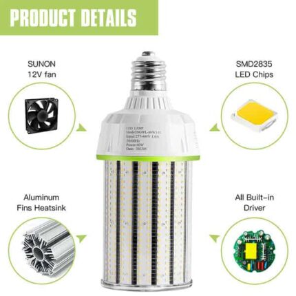 80w led corn light bulb